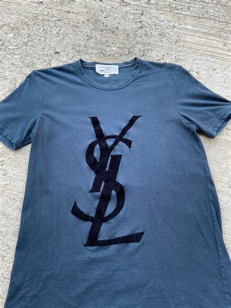 Ysl Logo Shirt In Men's T